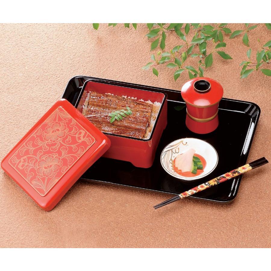 うな重 新光月丼重 金牡丹 うなぎ 重箱 器 容器 ひつまぶし 鰻 日本製