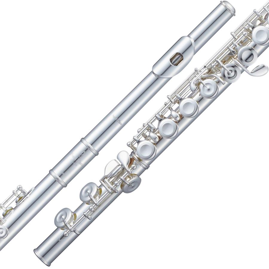 Pearl パール PF-665E フルート 頭部管銀製 オフセット カバードキィ E