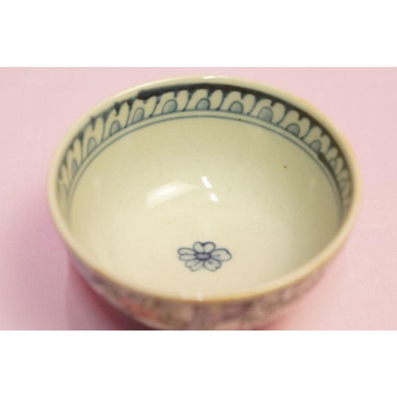六代 佐藤走波 染錦椿草花文 湯呑み揃 : 食器のみつはた - 通販