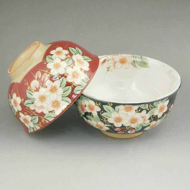 京焼 清水焼 しだれ桜夫婦茶碗 陶あん : 松韻堂 Yahoo!店 - 通販