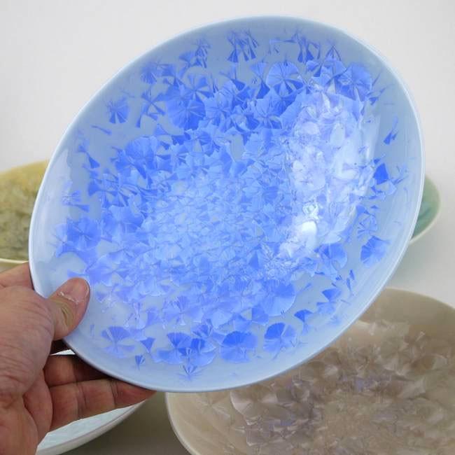 京焼 清水焼 花結晶楕円鉢揃え 陶あん : 松韻堂 Yahoo!店 - 通販