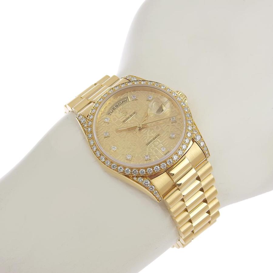 デイデイト ロレックス ROLEX コンピュータ文字盤 ホリコン文字盤
