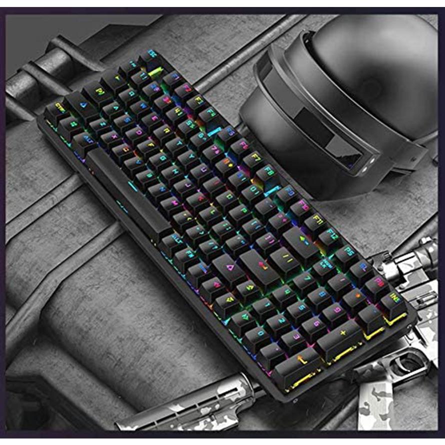 キーボード マウス ゲーミングキーボードマウスセット 赤軸 メカニカル