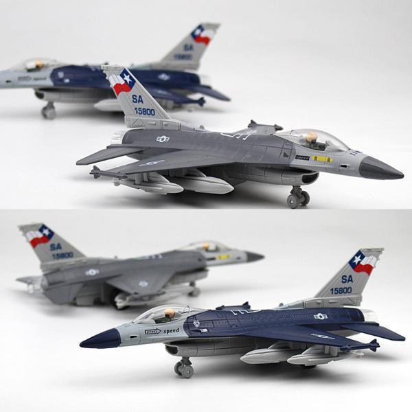 1：100 F-16戦闘機ダイキャスト合金戦闘機モデル（スタンドグレー付き