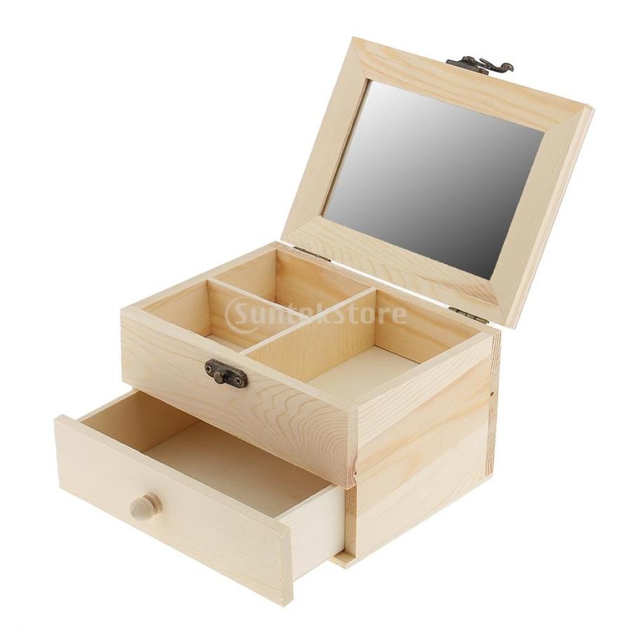 ジュエリーボックス DIY 手作り 天然木 ケース ホルダー 工芸品