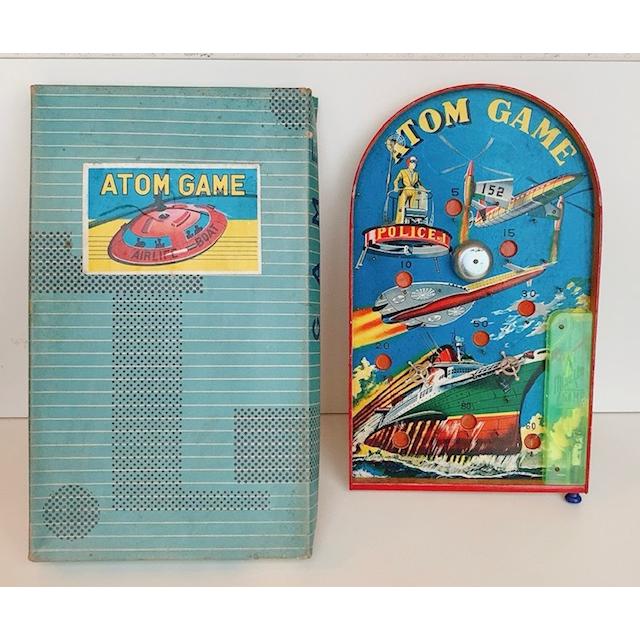 ATOM GAME ピンボール 昭和レトロ 木製 ピンボール台 : Toys雑貨SUZUYA