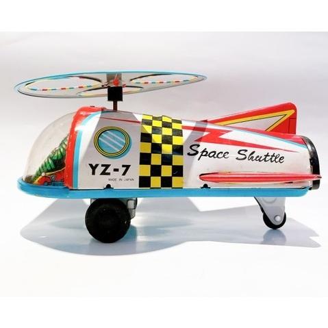 スペースシャトル箱付き ブリキToy ネモト製 昭和レトロ 日本製ブリキ