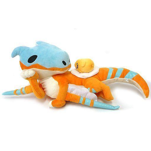 中古ぬいぐるみ ティガレックス＆ぐでたま メガジャンボぐでっと