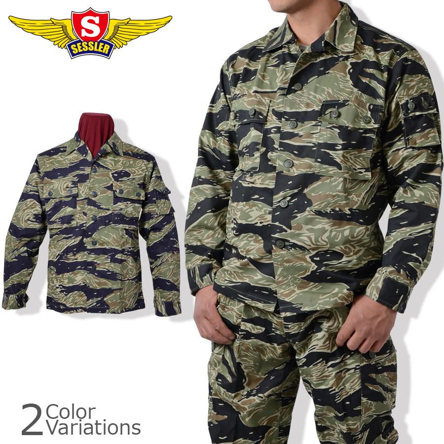 SESSLER SESSLER（セスラ） TIGER STRIPE JACKET タイガーストライプ