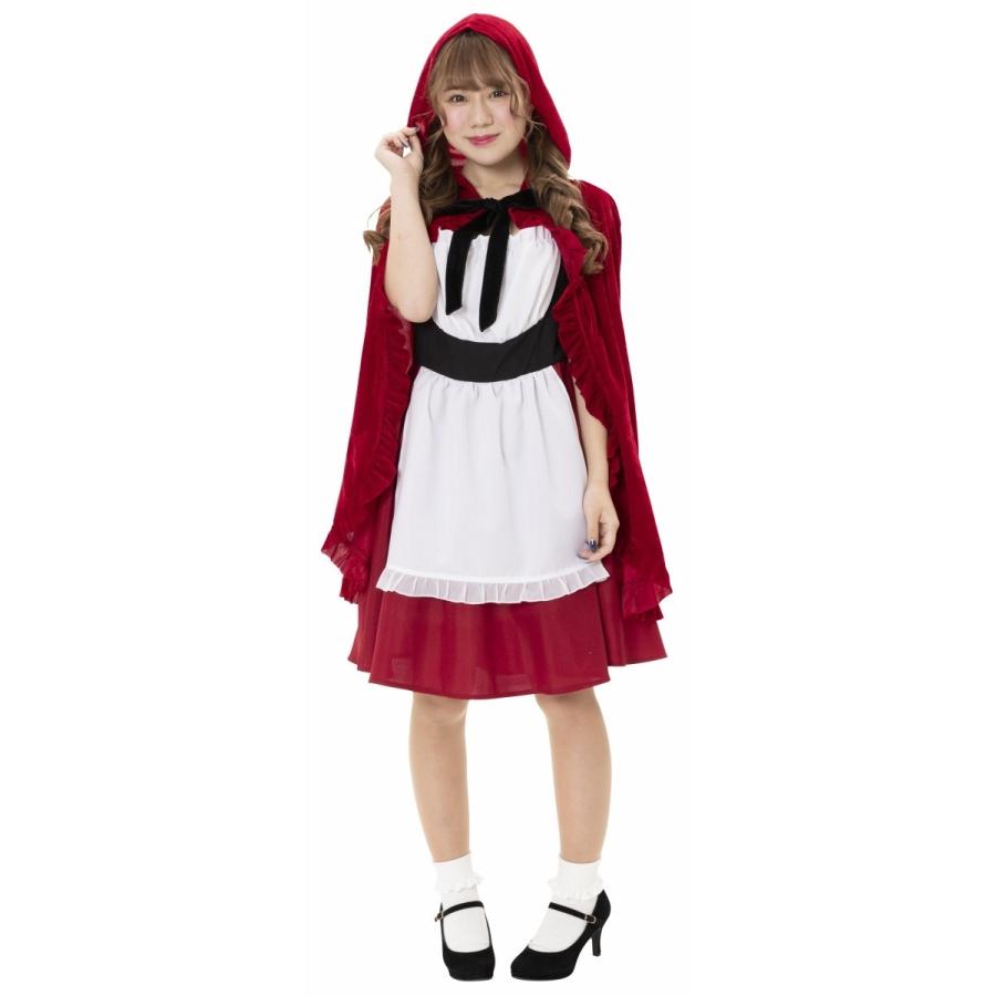 赤ずきん コスプレ ロングケープ 赤ずきんちゃん 衣装 ハロウィン