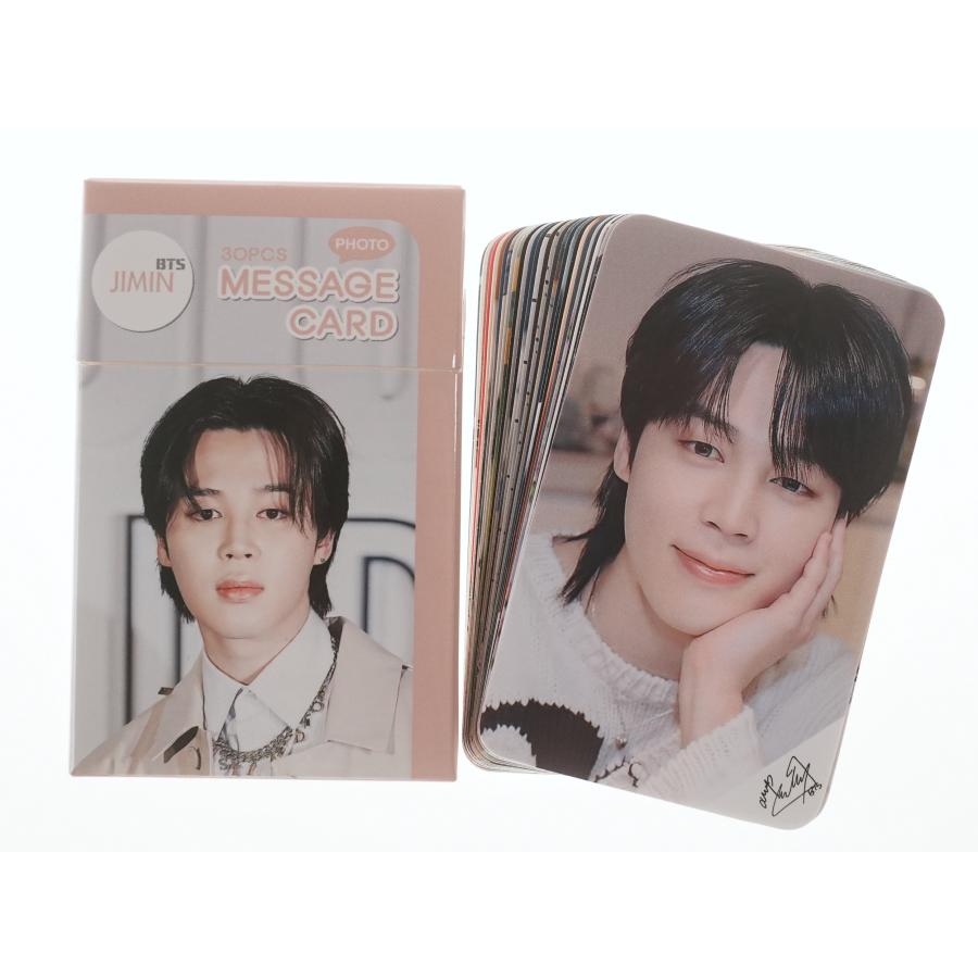 BTS ジミン グッズ フォトメッセージカード （ブックマーク、タグ) 30