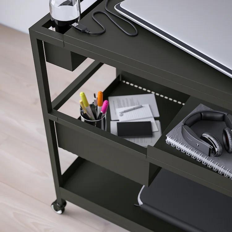 イケア（IKEA） IKEA - - TROTTEN -トロッテン- ワゴン チャコール