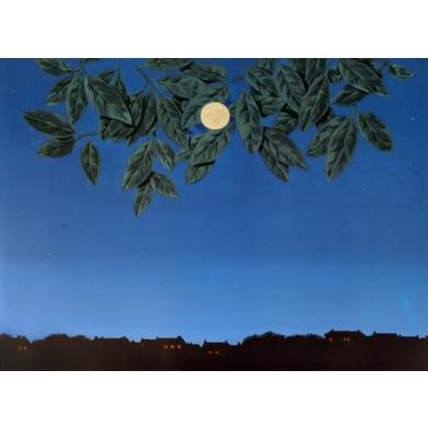 マグリット アートポスター-空白のページ(50×70cm) -おしゃれ