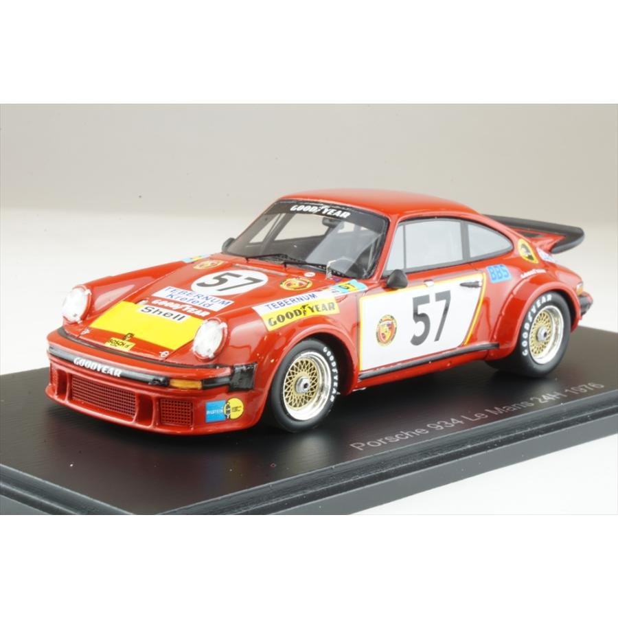 スパーク 1/43 ポルシェ 934 No.57 1976 ル・マン24時間 16位 T