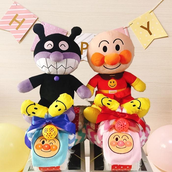 パンパース（Pampers） おむつバイク アンパンマン ぬいぐるみ おむつ