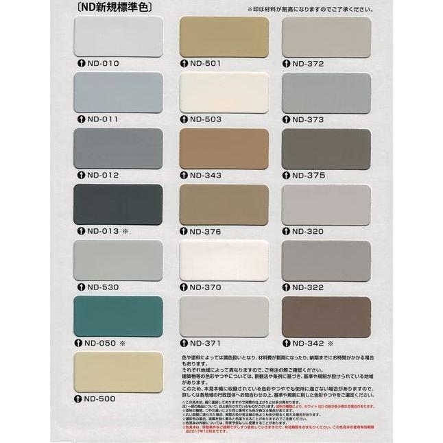 ニッペ 1液ファインフッソUV 標準色 ND色（淡彩） 艶有り 15Kg缶/1