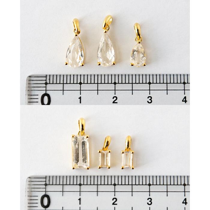フェナカイト トップ ゴールド ( A.ドロップ 約2.65ct ) ロシア産