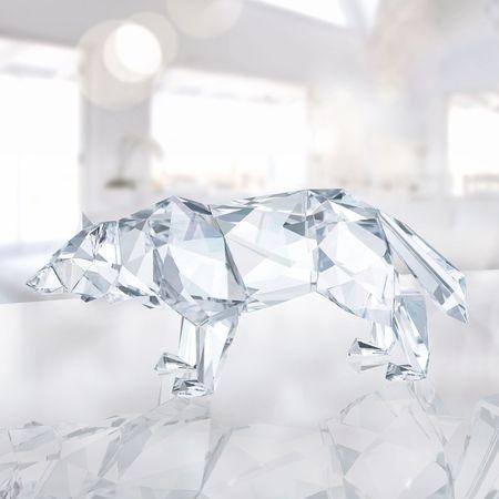 SWAROVSKI（スワロフスキー） クリスタル オオカミ BY ARRAN GREGORY