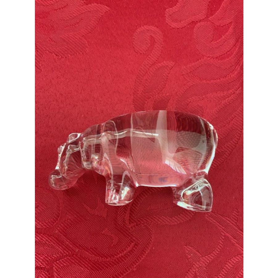 バカラ（Baccarat） 置物 かば クリスタル フィギュリン