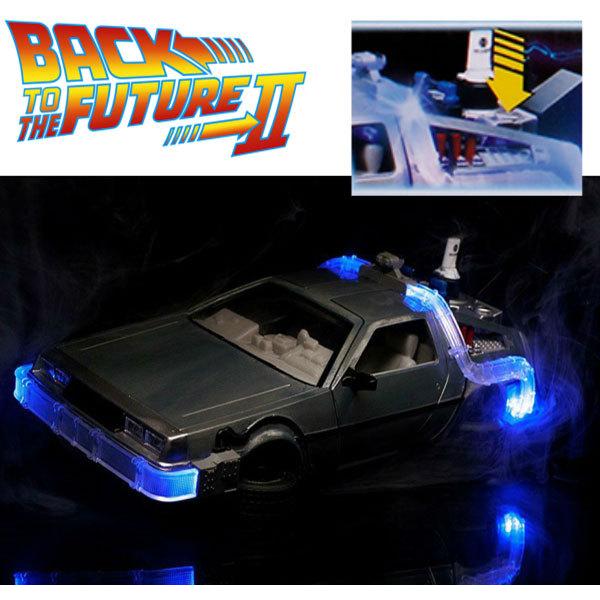 バックトゥザフューチャー ミニカー デロリアン タイムマシン 1:24