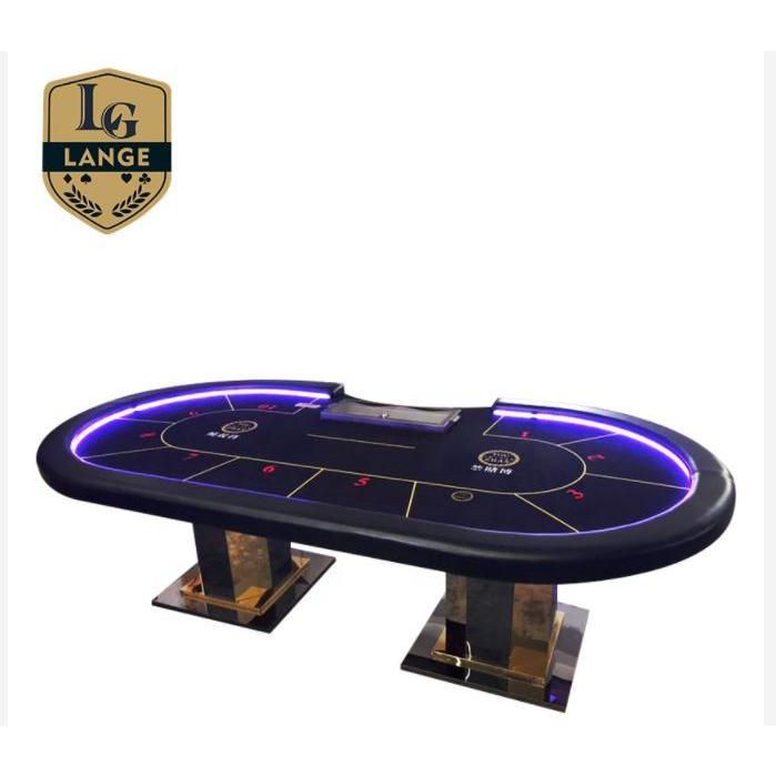 輸入品】ポーカーテーブル 10人用 カジノテーブル テキサスポーカー