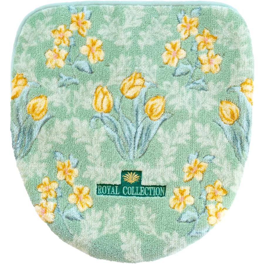 ROYAL COLLECTION（オカ） トイレマット 4点 セット 日本製 グリーン