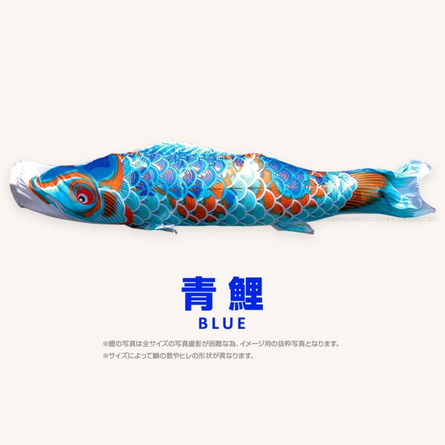 こいのぼり 単品 京錦 8m 単品鯉 黒 赤 青 : 節句&ギフト専門店 ぷりふ