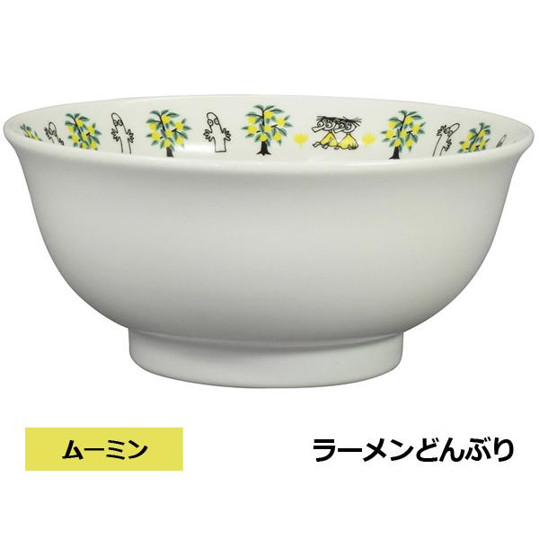 ムーミンラーメンどんぶり&レンゲセット (食器 丼 1100ml れんげ 磁器