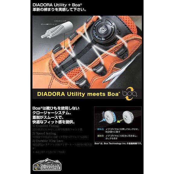 DIADORA（ディアドラ） FC-181 DIADORA × Boa 耐摩耗 ダイヤル式安全靴