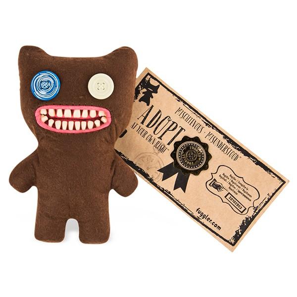 Fuggler ファグラー ぬいぐるみ（中） ＜Mr. Buttons_Brown