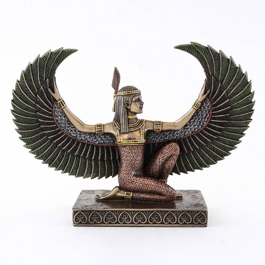古代エジプト 有翼のマアト神 彫像 彫刻/ ナイル川 ピラミッド（輸入品