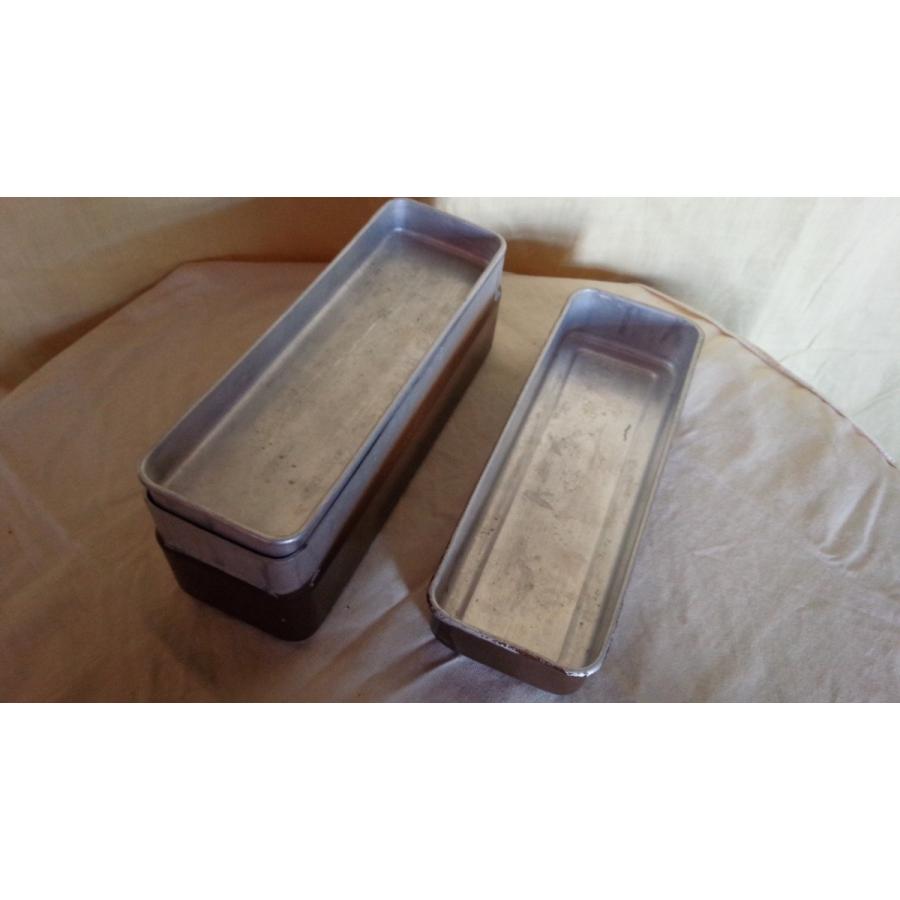 旧日本陸軍将校用（？）弁当箱（アルマイト製吊りなし）骨董品