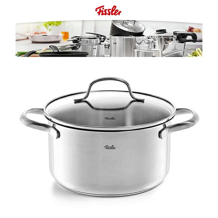 Fissler フィスラー サンフランシスコ シチューポット 24cm ガラスフタ