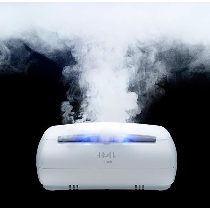 マクセル お風呂用 水素生成器 水素 充電トレイ付き 白 ホワイト バス