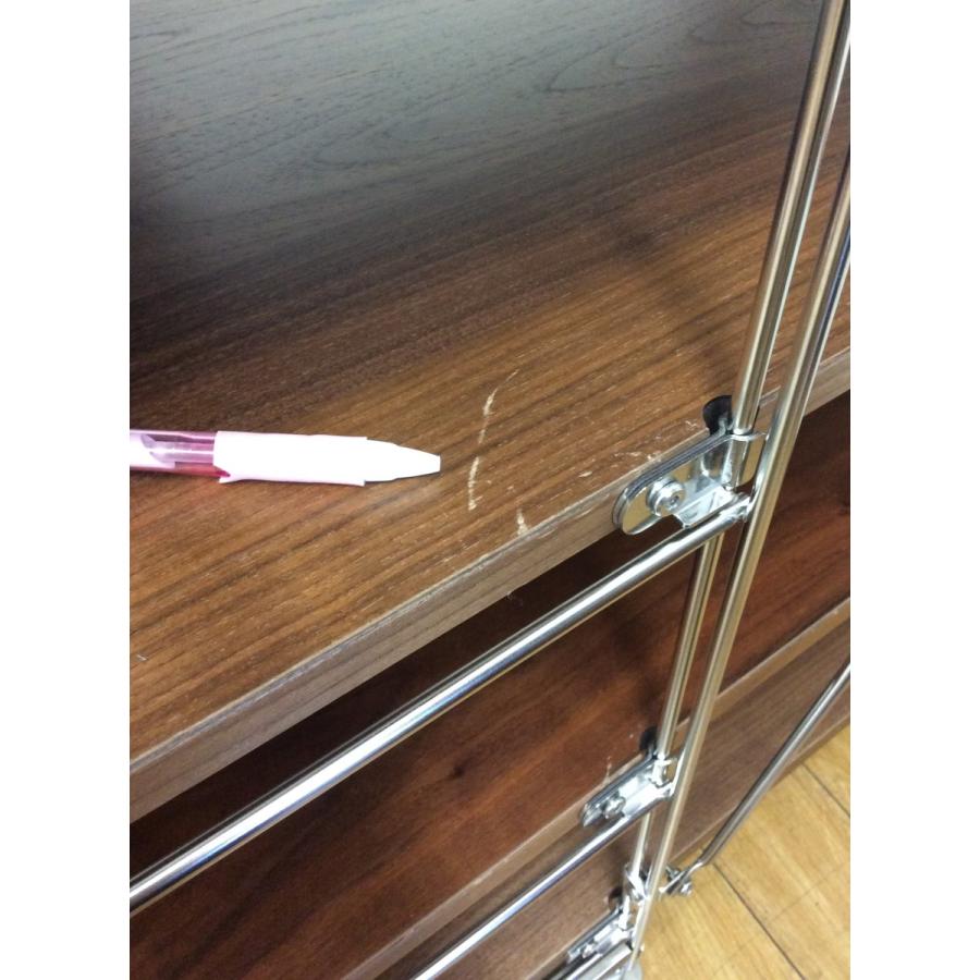無印良品（MUJI） ステンレスユニットシェルフ ウォールナット材