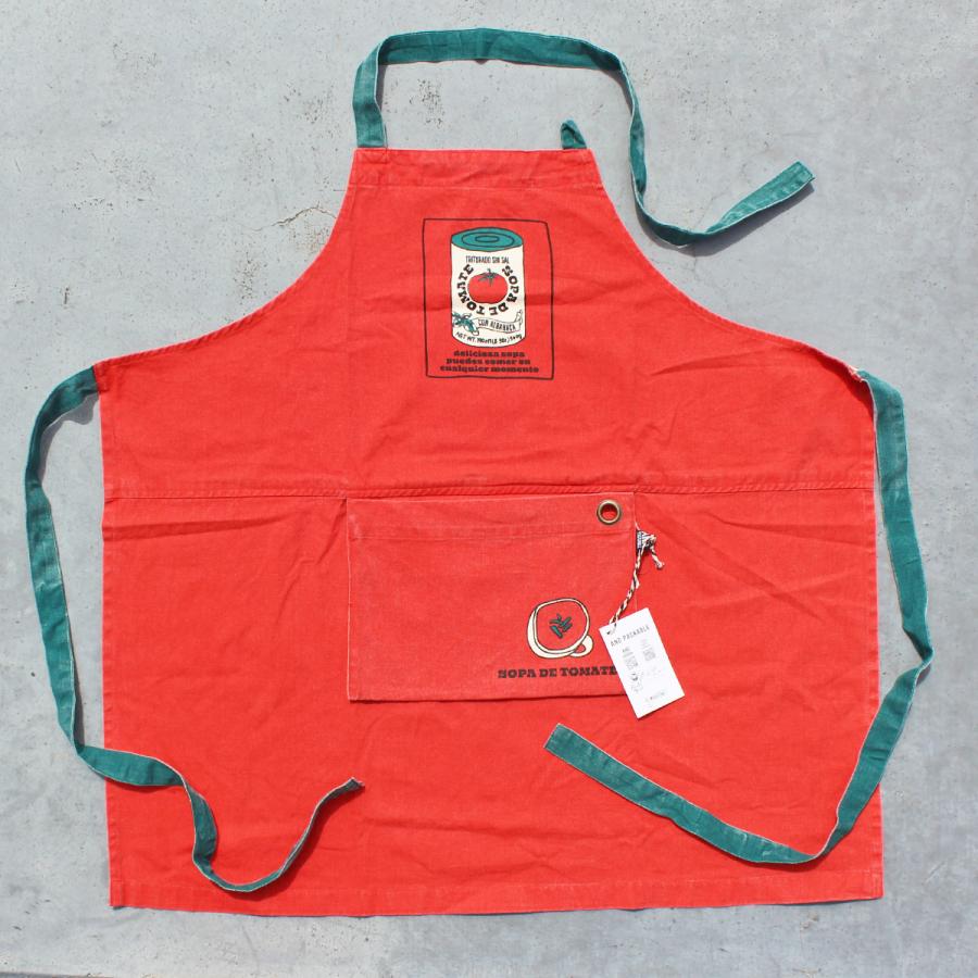 AND PACKABLE PACKABLE APRON パッカブル エプロン WASHABLE COTTON