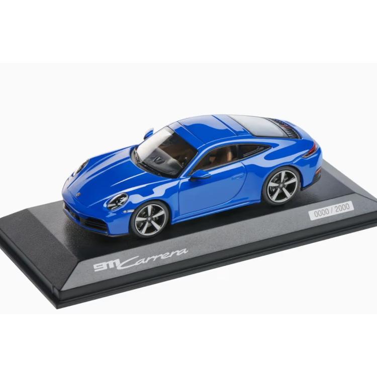 ミニチャンプス 1/43 ポルシェ 911 992.2 カレラ クーペ 2024 ブルー