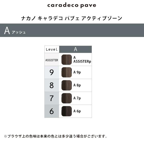 ナカノ キャラデコ パブェ アクティブゾーン 1剤 アッシュ 80g