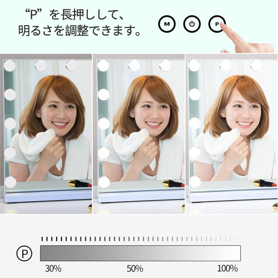 F＆I ドレッサー 女優ミラー 化粧ミラー 卓上鏡 卓上ミラー 卓上用
