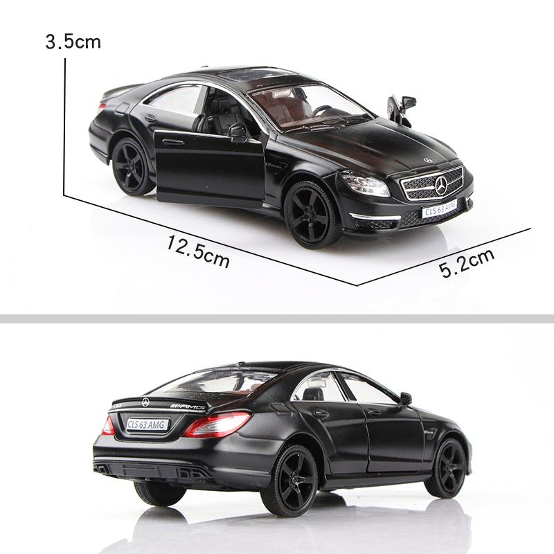 おもちゃ ミニカー 1:36スケール メルセデスベンツ CLS 63 AMG ラバー