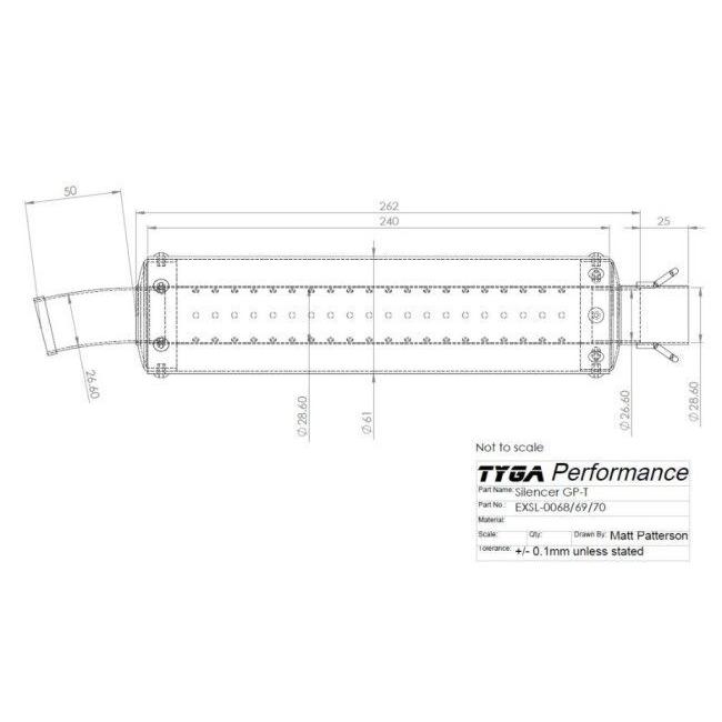 TYGA Performance（タイガパフォーマンス） サイレンサー GP-T、2