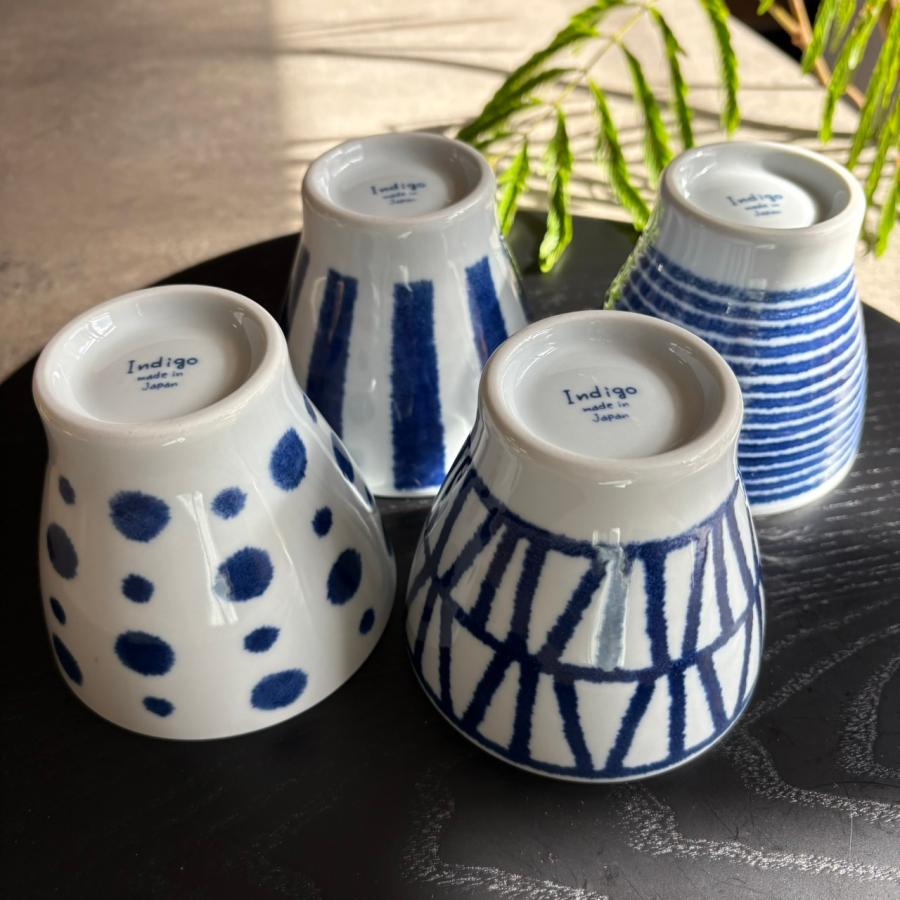 HASAMI（ハサミ） indigo aidama マルチカップ 変形小皿 8点セット