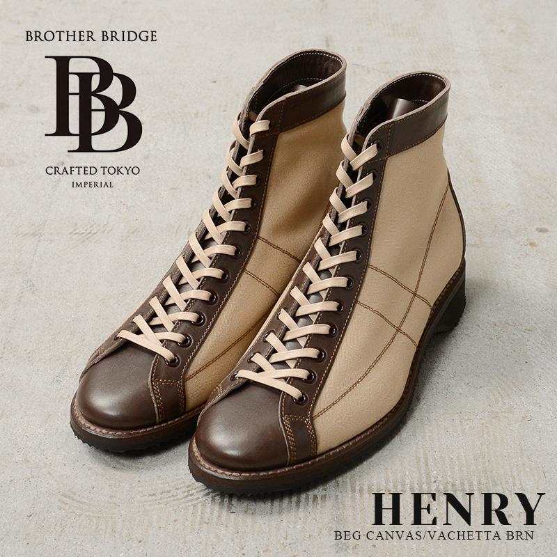 BROTHER BRIDGE ブラザーブリッジ S009 HENRY BEG CANVAS / VACHETTA
