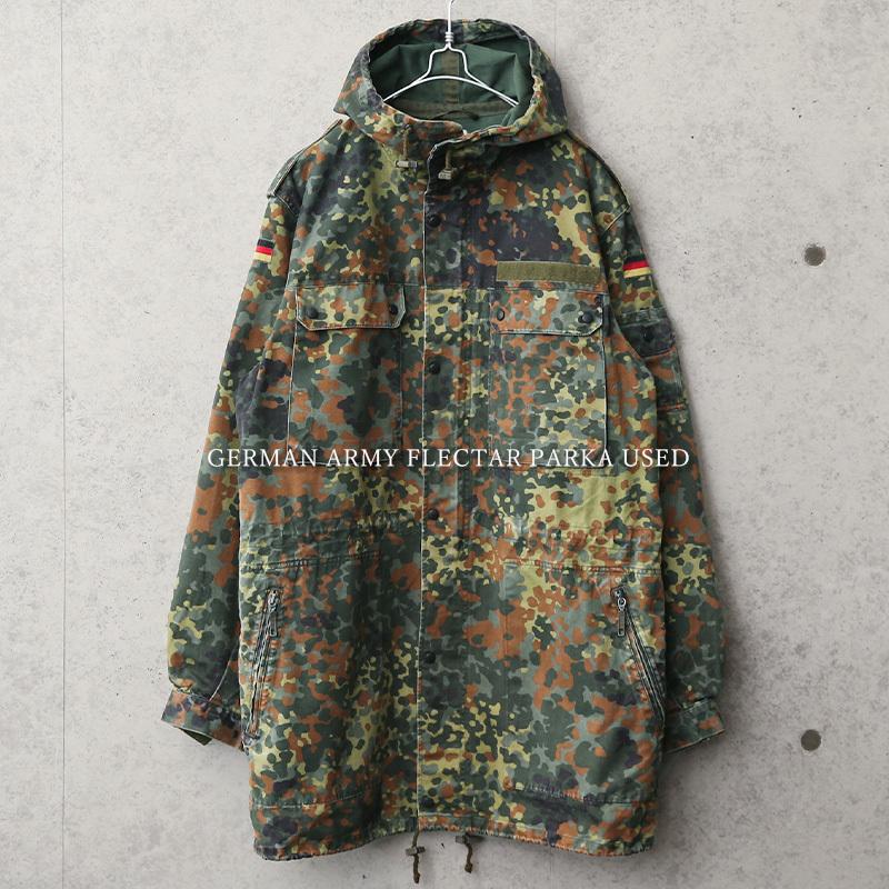 MILITARY（ミリタリー） 実物 USED ドイツ軍 フレクターカモ パーカー