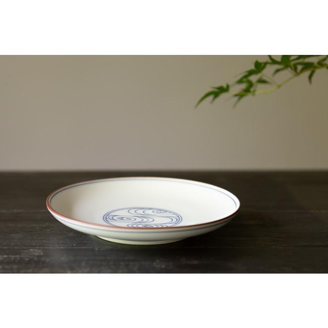波佐見焼 高山陶器 吉祥小紋 直径15.4cm 5寸皿 取皿 有田焼 取り皿
