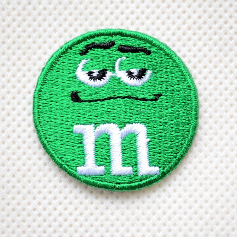エムズ ワッペン アイロン おしゃれ 刺繍 ワッペン M&M's