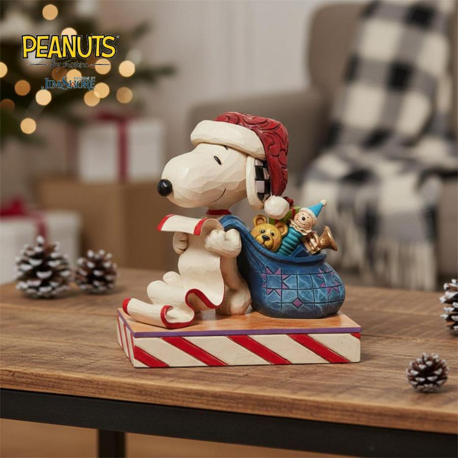 SNOOPY（スヌーピー） サンタ プレゼント 9.2cm クリスマス