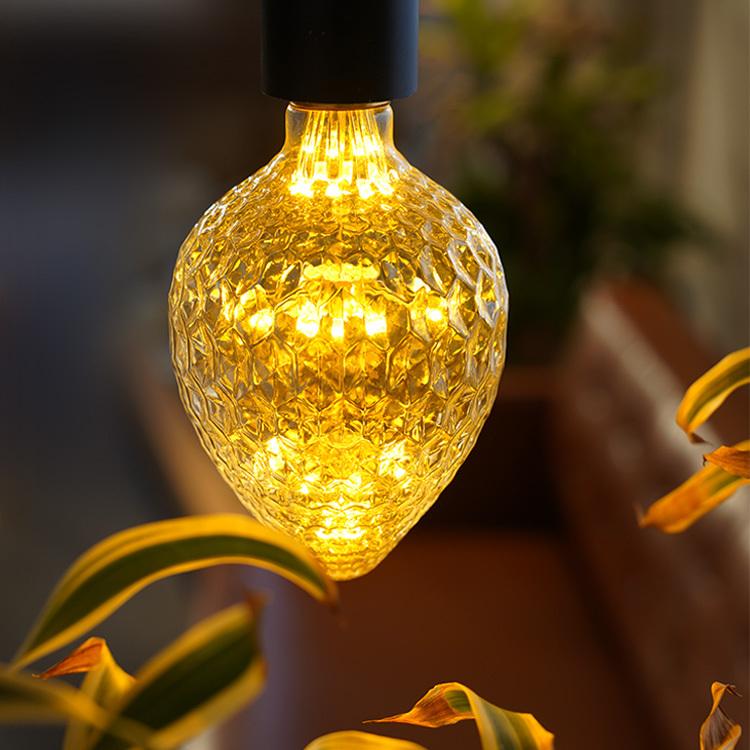 LED電球 レトロランプ エジソン型 スパークリングバルブ led 口金E26
