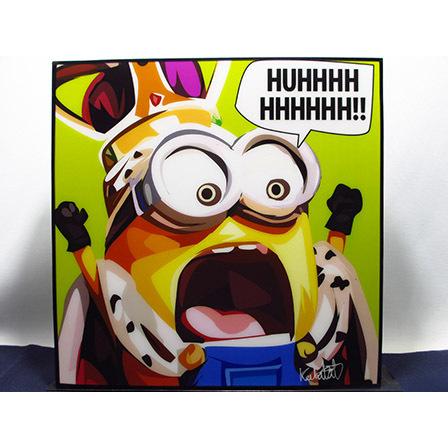 新品 No 146】 ポップアートパネル キングボブ ミニオンズ : ポップ