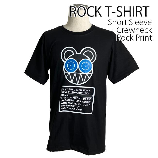 ロックtシャツ バンドtシャツ パンク Radiohead レディオヘッド メンズ